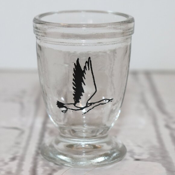 🦆 Vintage Duck Shot Glass · Barware Accent · Great Condition - Picture 1 of 4